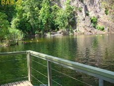 Wangi Falls boardwalk and viewing platform